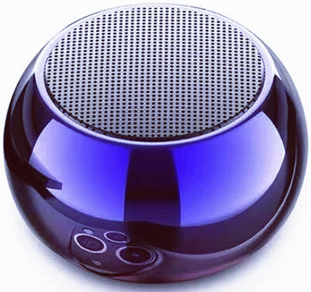 Small Bluetooth Speaker Portable Wireless，Colorful Metal Case - Stereo Sound Mini Bluetooth Speaker