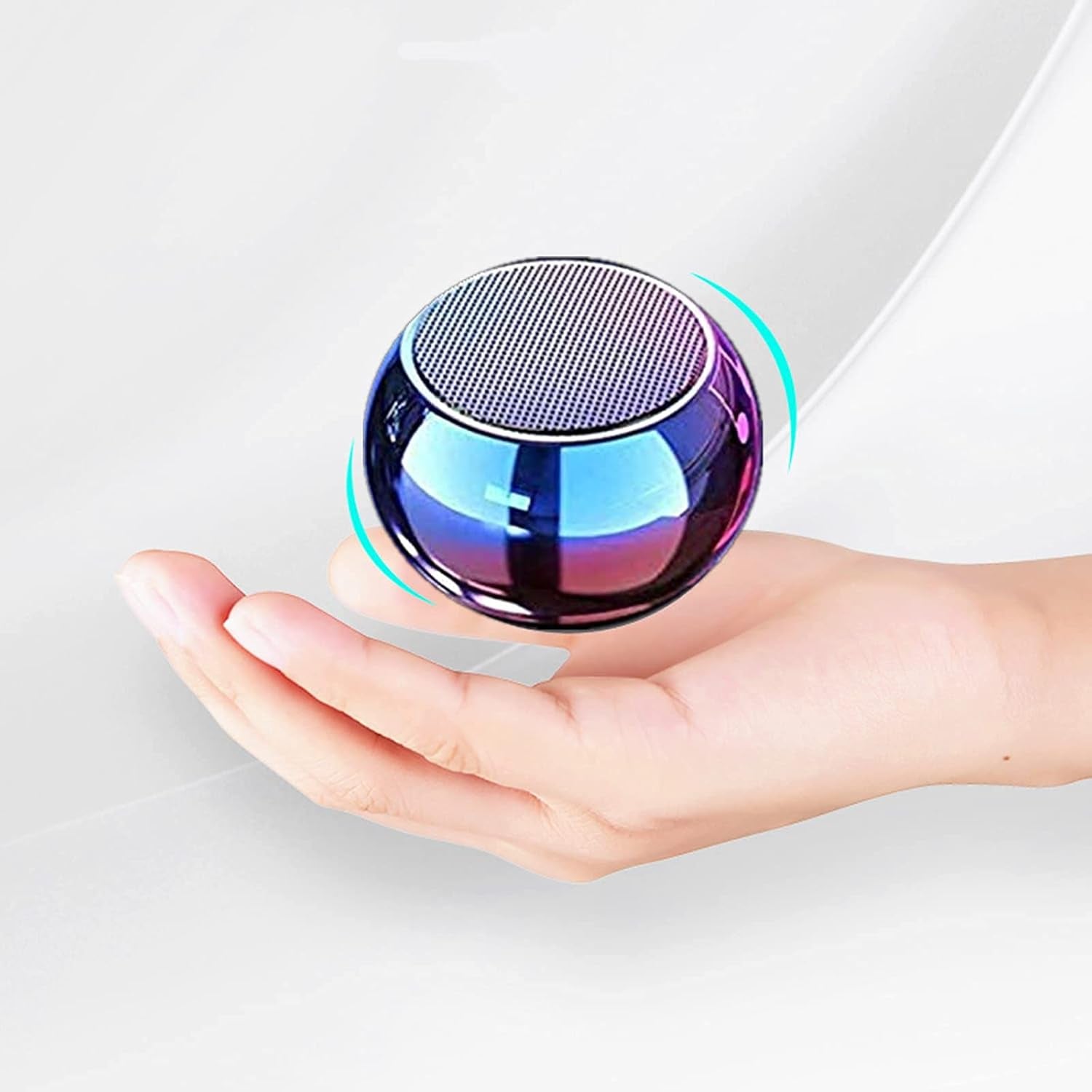 Small Bluetooth Speaker Portable Wireless，Colorful Metal Case - Stereo Sound Mini Bluetooth Speaker