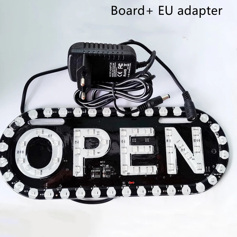 LED Advertising Light Advertising Signboards LED Board Display LED Open Working for Shop Banner Open LED Light DC12V